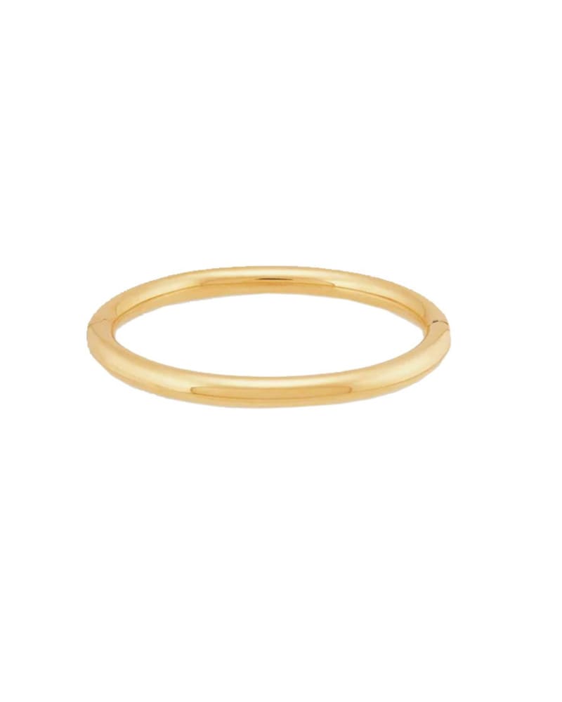 Front of a size 80 mm, 9 Inches Love Lock Bracelet 80mm in Gold by BAACAL. | dia_product_style_image_id:318363